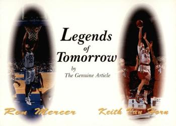 1997 Genuine Article - Double Cards #D3S Ron Mercer / Keith Van Horn Front