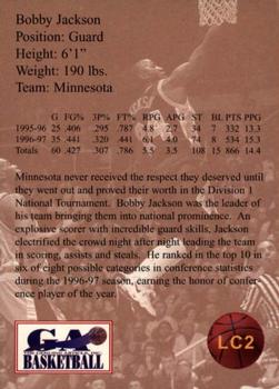 1997 Genuine Article - Lottery Connection #LC2 Bobby Jackson Back