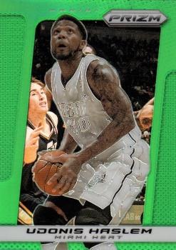 2013-14 Panini Prizm - Prizms Green #128 Udonis Haslem Front