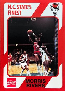 1989 Collegiate Collection North Carolina State's Finest #159b Morris Rivers Front