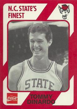 1989 Collegiate Collection North Carolina State's Finest #80 Tommy DiNardo Front