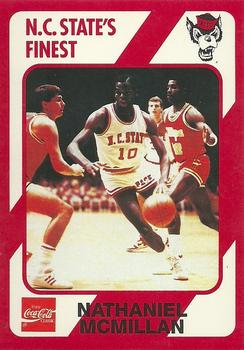 1989 Collegiate Collection North Carolina State's Finest #104 Nate McMillan Front