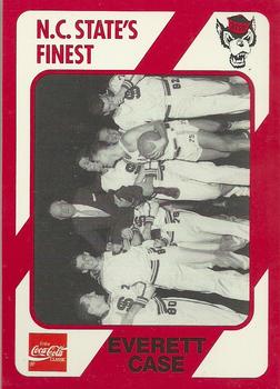 1989 Collegiate Collection North Carolina State's Finest #187 Everett Case Front