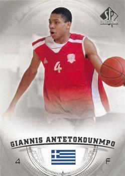 2013-14 SP Authentic #36 Giannis Antetokounmpo Front