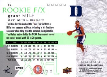 2013-14 SP Authentic #55 Grant Hill Back