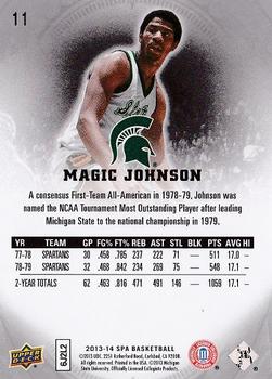 2013-14 SP Authentic #11 Magic Johnson Back