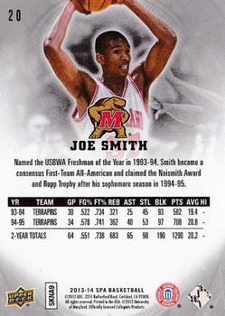 2013-14 SP Authentic #20 Joe Smith Back