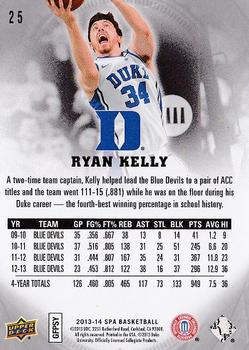 2013-14 SP Authentic #25 Ryan Kelly Back
