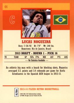 2013-14 Fleer Retro #44 Lucas Nogueira Back