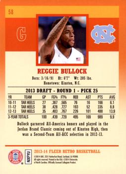 2013-14 Fleer Retro #58 Reggie Bullock Back