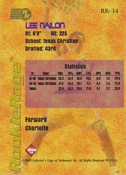 1999 Collector's Edge Rookie Rage #RR-34 Lee Nailon Back