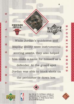 1999 Upper Deck Michael Jordan Athlete of the Century #4 Michael Jordan Back