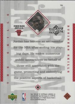 1999 Upper Deck Michael Jordan Athlete of the Century #70 Michael Jordan Back