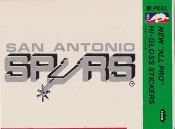 1978-79 Fleer NBA Team Stickers #NNO San Antonio Spurs Logo Front