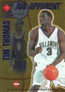 1997 Collector's Edge - Air Apparent #7 Tim Thomas / Kobe Bryant Back