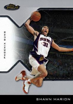 2004-05 Finest #40 Shawn Marion Front