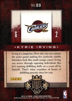 2013-14 Panini Court Kings - Expressionists #23 Kyrie Irving Back