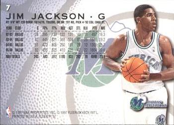 1996-97 Fleer Sprite #7 Jim Jackson Back