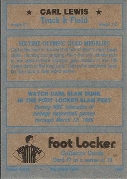 1989 Foot Locker Slam Fest #7 Carl Lewis Back