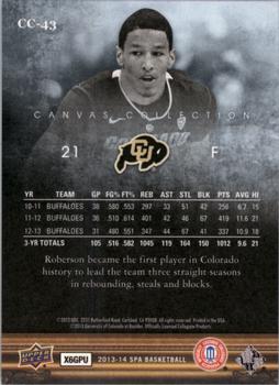 2013-14 SP Authentic - Canvas Collection #CC-43 Andre Roberson Back