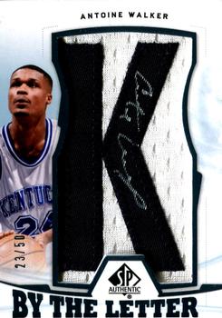 2013-14 SP Authentic - By the Letter Signatures #BL-AW Antoine Walker Front