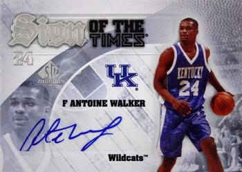 2013-14 SP Authentic - Sign of the Times #S-AW Antoine Walker Front