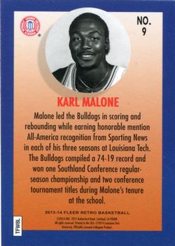 2013-14 Fleer Retro - '92-93 Fleer Team Leaders #9 Karl Malone Back