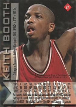 1997 Collector's Edge #27 Keith Booth Back