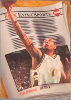 1997 Collector's Edge - Extra #1 Tim Duncan Front