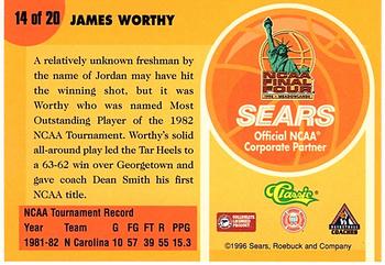 1996 Classic Sears Legends of the Final Four #14 James Worthy Back