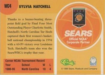 1996 Classic Sears Legends of the Final Four #WC4 Sylvia Hatchell Back