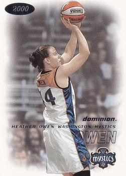 2000 SkyBox Dominion WNBA #17 Heather Owen Front
