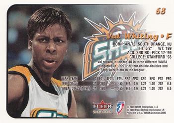 2000 SkyBox Dominion WNBA #68 Val Whiting Back