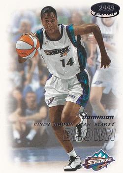 2000 SkyBox Dominion WNBA #70 Cindy Brown Front
