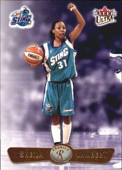 2002 Ultra WNBA #107 Sheila Lambert Front