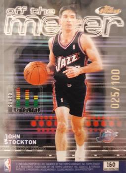 2000-01 Finest - Gold Refractors #160 Jason Kidd / John Stockton Back