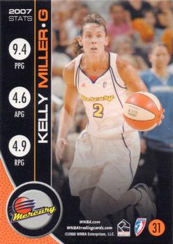 2008 Rittenhouse WNBA #31 Kelly Miller Back