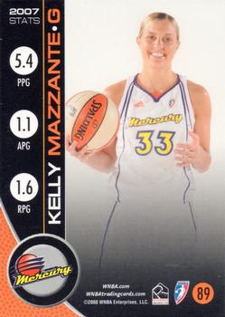 2008 Rittenhouse WNBA #89 Kelly Mazzante Back