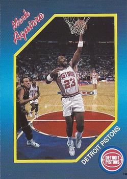 1991-92 Unocal Detroit Pistons #NNO Mark Aguirre Front