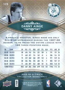 2008-09 Upper Deck Ultimate Collection #115 Danny Ainge Back