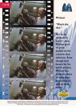 1994 Upper Deck Nothing But Net #7 Michael Jordan / Larry Bird Back