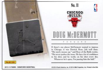 2013-14 Panini Signatures - '14 Draft X-Change #11 Doug McDermott Back