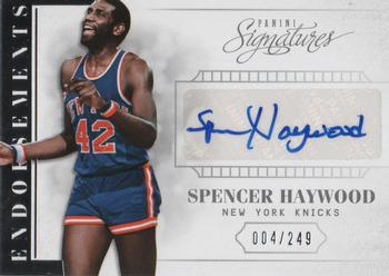 2013-14 Panini Signatures - Endorsements #2 Spencer Haywood Front