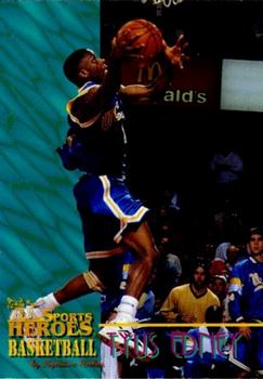 1996 Signature Rookies Basketball Sports Heroes #23 Tyus Edney Front