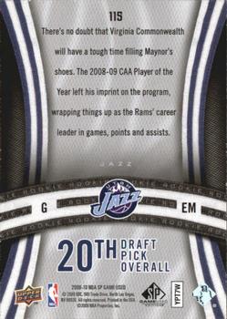 2009-10 SP Game Used #115 Eric Maynor Back
