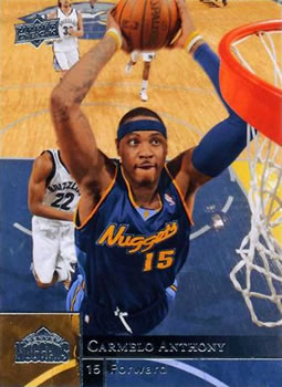 2009-10 Upper Deck #42 Carmelo Anthony Front