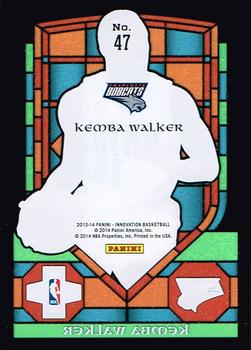 2013-14 Panini Innovation - Stained Glass #47 Kemba Walker Back