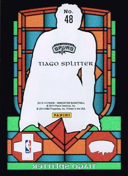 2013-14 Panini Innovation - Stained Glass #48 Tiago Splitter Back