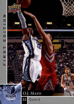 2009-10 Upper Deck First Edition #76 O.J. Mayo Front