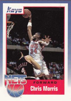 1990-91 Kayo Breyer's New Jersey Nets #11 Chris Morris Front